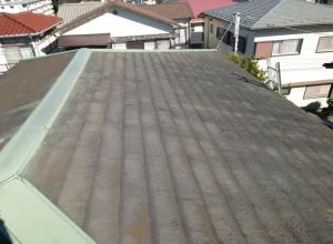 屋根葺き替え前