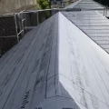 防水紙敷設後