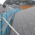 防水紙敷設完了