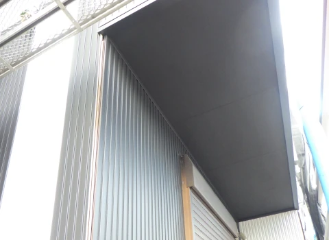 軒天塗装後